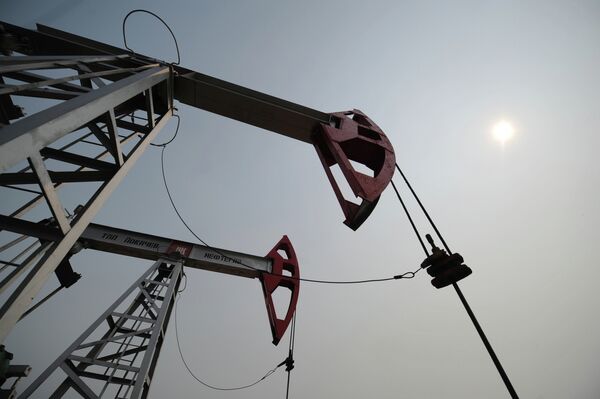 %Добыча нефти в городах Ханты-Мансийского автономного округа. Архивное фото