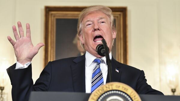 %Президент США Дональд Трамп