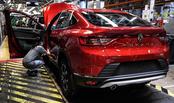 %Производство автомобилей Renault Arkana