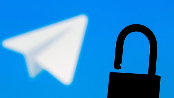 Логотип мессенджера Telegram