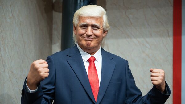 Восковая фигура 45-го президента США Дональда Трампа в музее восковых фигур Дежавю в Сочи