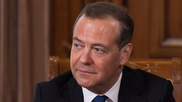 Заместитель председателя Совбеза РФ Д. Медведев
